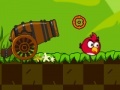 Gra Angry birds guarding chicks