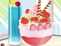 Gra Strawberry ice cream decoration