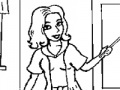 Gra At the school Online Coloring Game