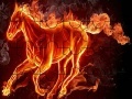 Gra Flame horse puzzle
