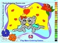 Gra Rossy Coloring Games: lovers mouse