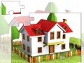 Gra Lovely Houses Jigsaw