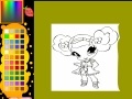 Gra Little funny girl coloring