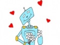 Gra Robots in love coloring