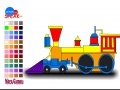Gra Fast locomotive coloring