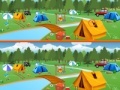 Gra Camping: Spot the Difference