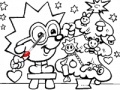 Gra Coloring: Christmas tree hedgehog