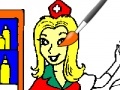 Gra Coloring: Nurse
