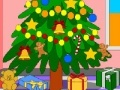 Gra Cartoon xmas tree coloring page