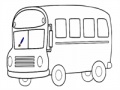 Gra Student Bus Coloring
