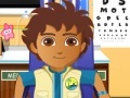 Gra Dora and Diego at the eye clinic