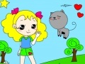 Gra Girl and Cat