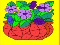 Gra Flowers in the vase coloring