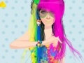 Gra Multicolor dyed hair girl 
