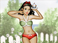 Gra Posy Pin up