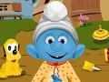 Gra Smurfs Baby Bathing 
