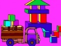 Gra Coloring: Castle of colorful cubes
