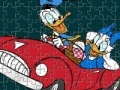 Gra Duck and Daisy Car Puzzle