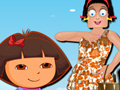 Gra Zoe with Dora dressup
