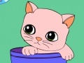 Gra Coloring cute kitten