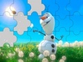 Gra Puzzle: Olaf en el campo
