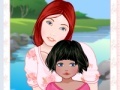 Gra Mother and child make over game