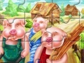 Gra Puzzle mania three little pigs